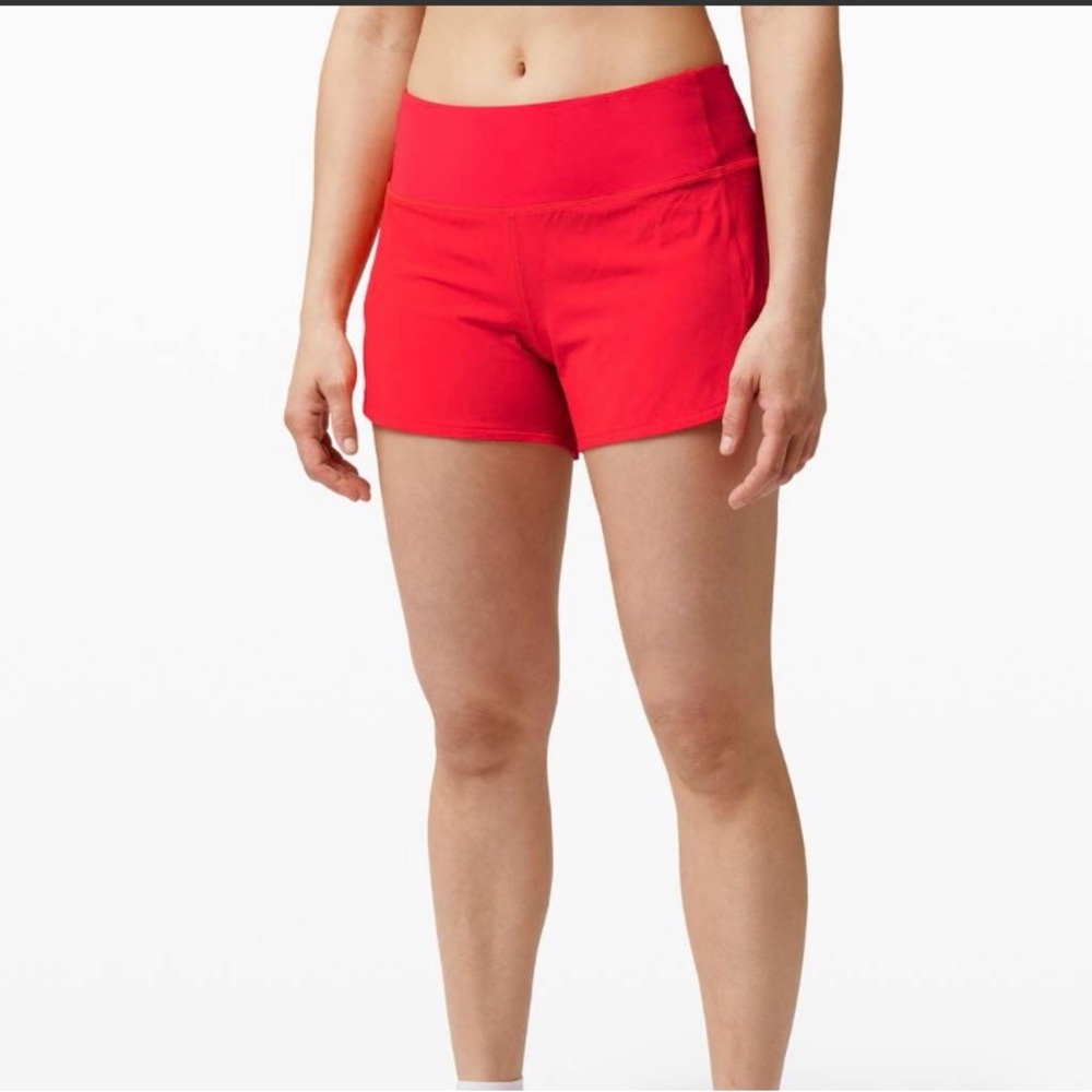 Lululemon Speed Up Mid-Rise Lined Short 4”